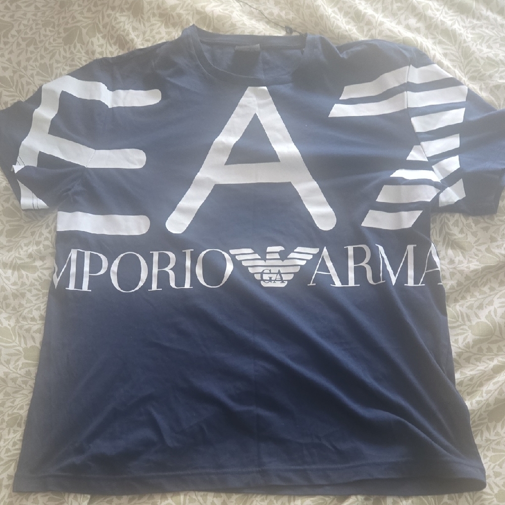 Emporio Armani Navy Logo Tee